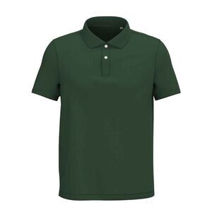 Native Spirit Mens Pique Polo Shirt / Forest Green